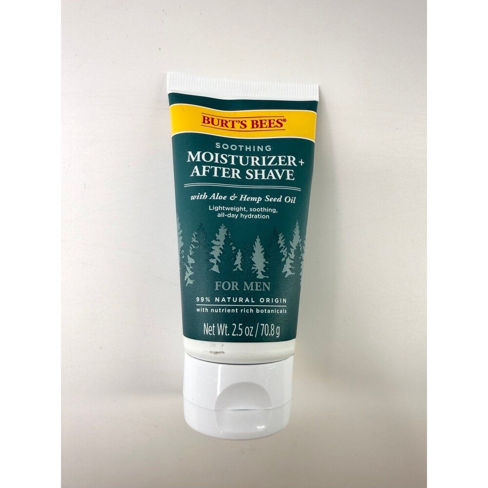 Burt’s Bees Soothing Moisturizer + After Shave for Men 2.5 oz NEW